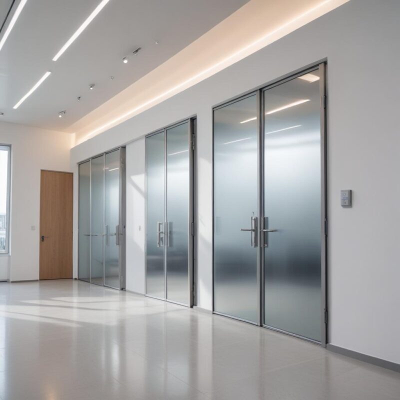 Алюминиевые двери: преимущества, виды и критерии выбора - изображение 2