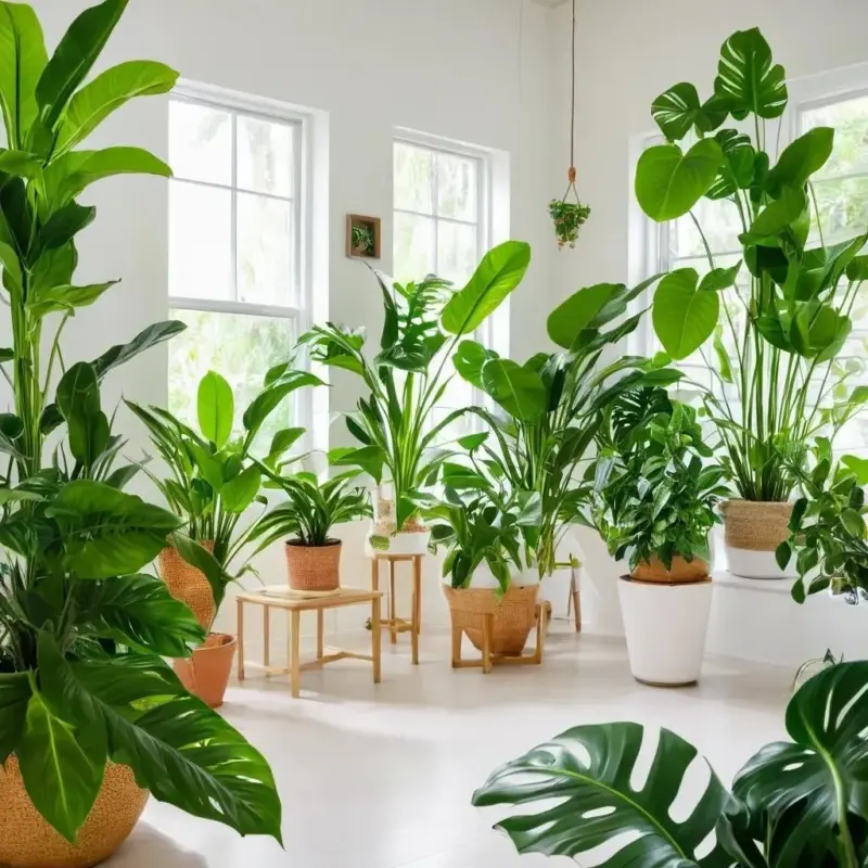 Зеленые легкие дома: Роль комнатных растений в очистке воздуха