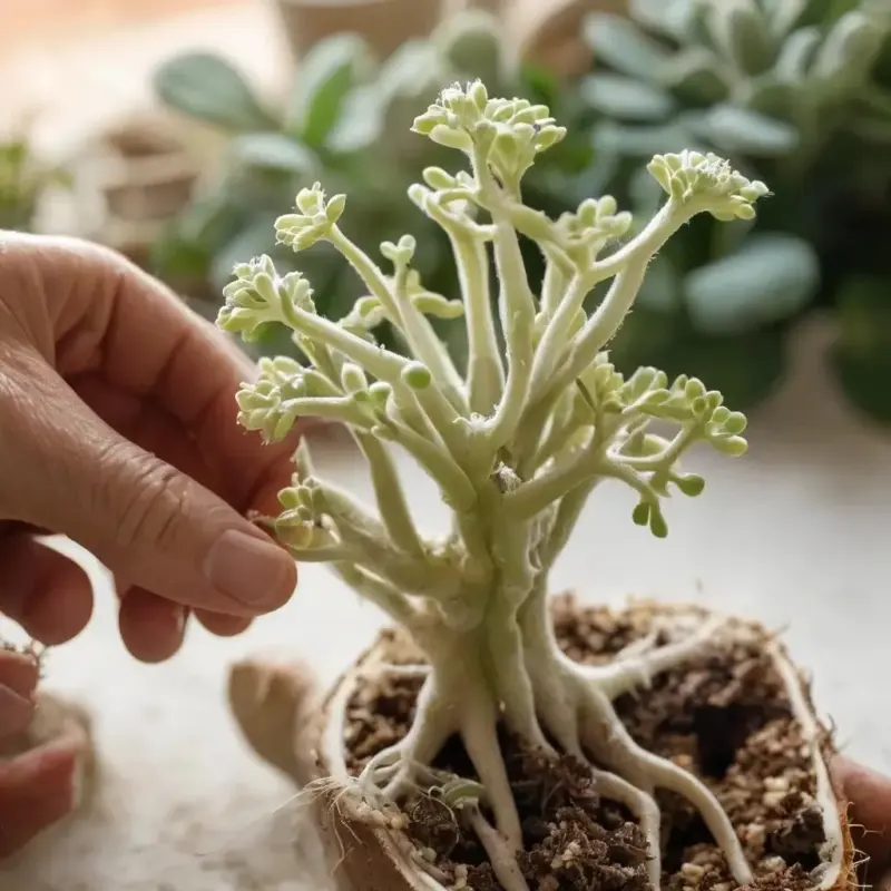 Диагностика и лечение корневого червеца у суккулентов