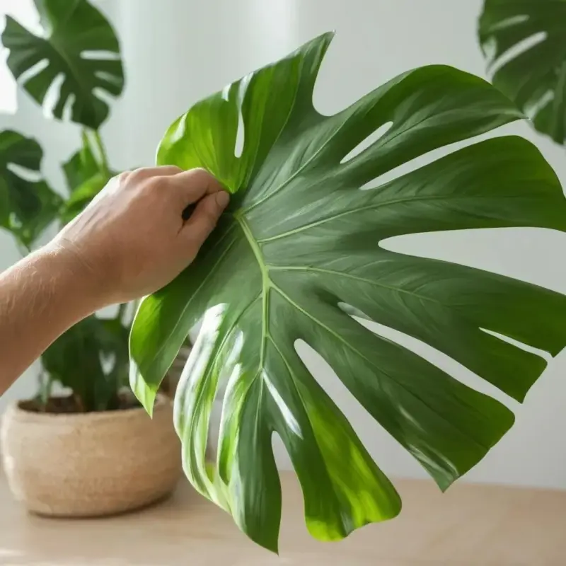 Зачем крупным растениям чистые листья: основа здоровья и красоты