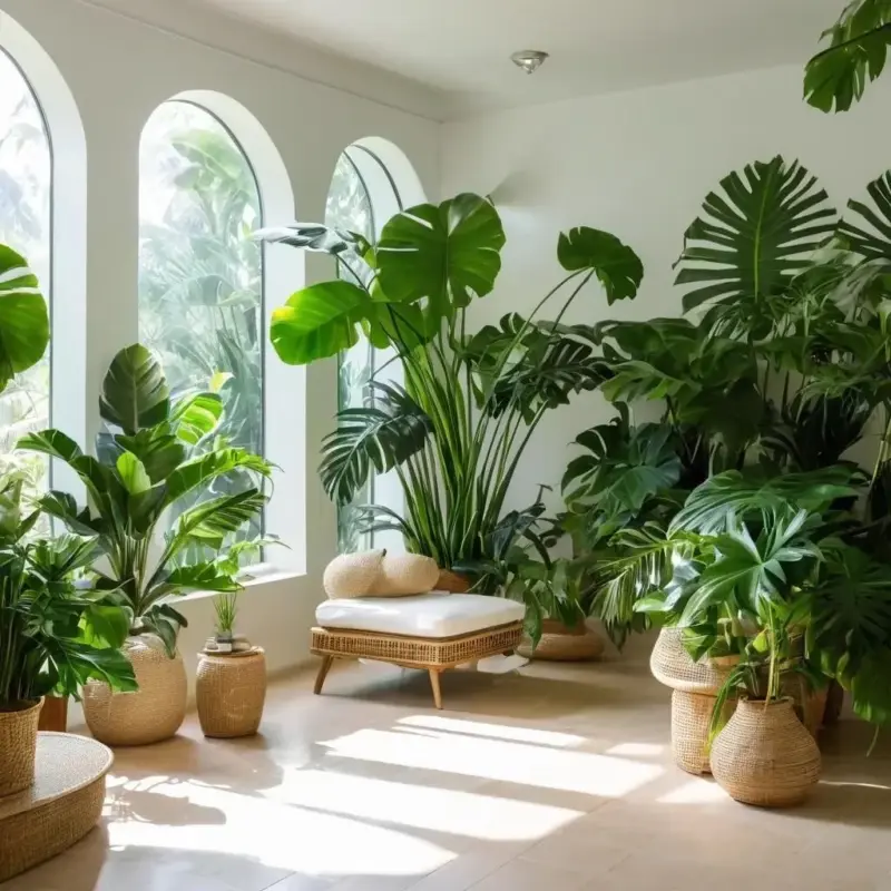 Как создать идеальный микроклимат для тропических растений дома