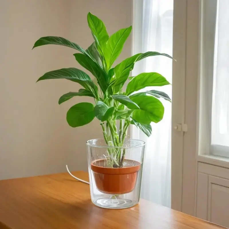 Создание системы фитильного автополива: Мастер-класс для комнатных растений