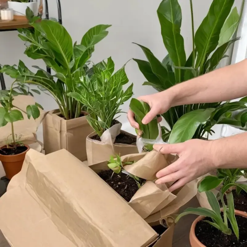 Как перевезти комнатные растения без стресса