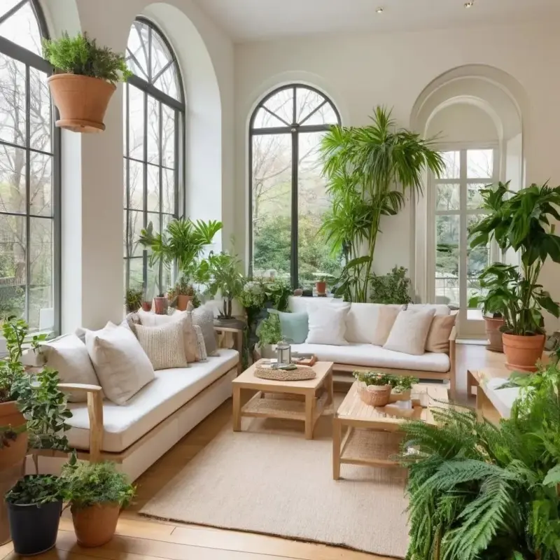 Как создать зимний сад на лоджии или балконе